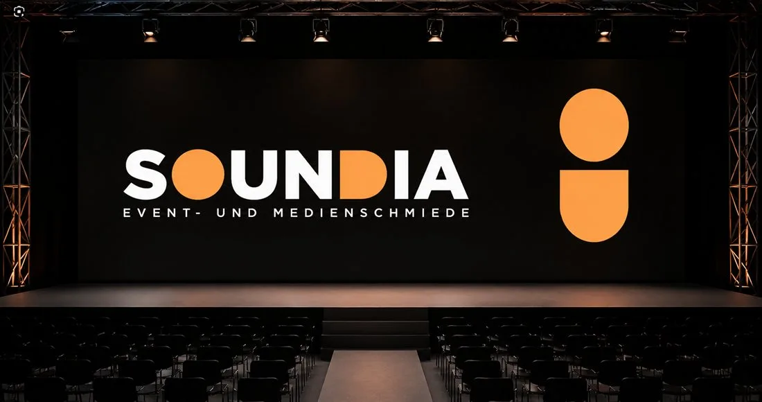 Soundia Bühnen-Branding Mockup